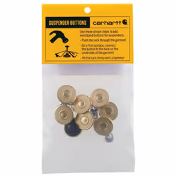 Carhartt Button Kit  3X  Brass