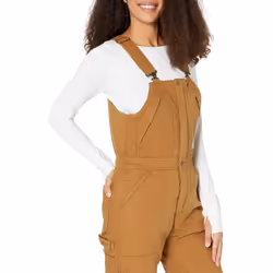 Carhartt womens Loose Fit Washed Duck Insulated Biberall Overall  Carh
