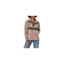 Carhartt womens Relaxed Fit Fleece Pullover Outerwear  Warm Taupe Geo Aztec  XX-Large US
