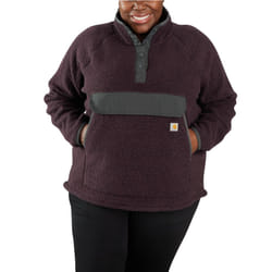 Carhartt womens Relaxed Fit Fleece Pullover Outerwear  Blackberry Heather  X-Small US