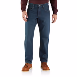 Carhartt Men's Rugged Flex Relaxed Fit Fleece-Lined 5-Pocket Jean Rap