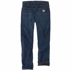 Carhartt Men's Rugged Flex Relaxed Fit Fleece-Lined 5-Pocket Jean  Rap