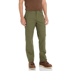Carhartt Men's Rugged Flex Relaxed Fit Ripstop Cargo Work Pant  Basil  32 x 30