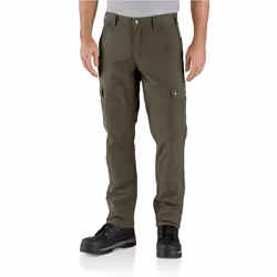 Carhartt Men's Rugged Flex Relaxed Fit Ripstop Cargo Fleece Lined Work