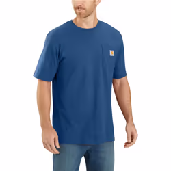 Carhartt Men's Big & Tall Loose Fit Heavyweight Short-Sleeve Pocket T-