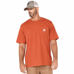 Carhartt Men's Loose Fit Heavyweight Short-Sleeve Pocket T-Shirt Close