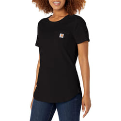 Carhartt Women's Force Relaxed Fit Midweight Pocket T-Shirt  Black