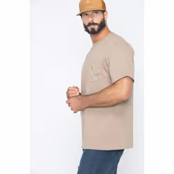 Carhartt Men's Loose Fit Heavyweight Short-Sleeve Pocket T-Shirt  Dese