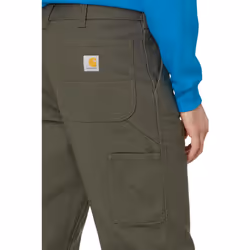 Carhartt Men's Rugged Flex Relaxed Fit Duck Utility Work Pant  Moss