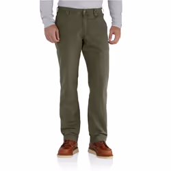 Carhartt Men's Rugged Flex Relaxed Fit Canvas Work Pant Moss