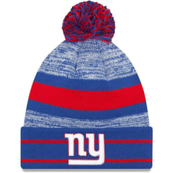 New Era Unisex-Adult NFL Official Sport Knit Classic Cuffed Knit Pom Beanie Hat (New York Giants)