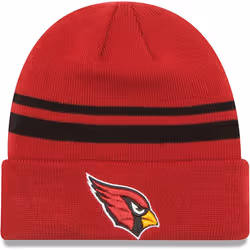 New Era Unisex-Adult NFL Official Sport Knit Classic Striped Knit Beanie Cold Weather Hat (Arizona Cardinals)