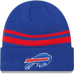 New Era Unisex-Adult NFL Official Sport Knit Classic Striped Knit Beanie Cold Weather Hat (Buffalo Bills)