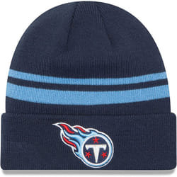New Era Unisex-Adult NFL Official Sport Knit Classic Striped Knit Beanie Cold Weather Hat Tennessee Titans