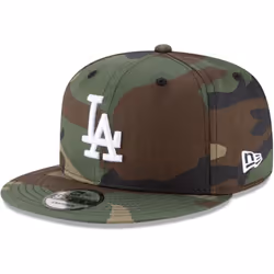 New Era MLB 9FIFTY Camo Adjustable Snapback Hat Cap One Size Fits All (Los Angeles Dodgers Camo)