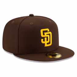 New Era MLB 9FIFTY Adjustable Snapback Hat Cap One Size Fits All San Diego Padres Brown