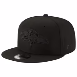 New Era NFL 9FIFTY Black On Black Adjustable Snapback Hat Cap One Size Fits All (Denver Broncos)