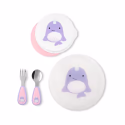 ZOO Table Ready Mealtime Set- Narwhal