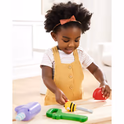 Skip Hop 4-Piece Toy Tool Set for Toddlers Ages 2+  Zoo Crew Tool Set Toy