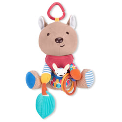 Skip Hop Bandana Buddies Baby Activity and Teething Toy with Multi-Sensory Rattle and Textures  Kangaroo