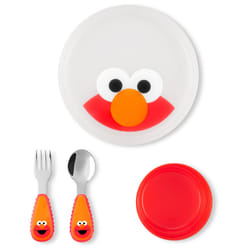 Skip Hop x Sesame Street Toddler Feeding 4-Piece Mealtime Set  Elmo