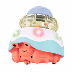 Skip Hop Baby Crab Crawl Toy Stack & Crawl 4-in-1 Sensory Development Infant Tummy Time Toy with Lights Sounds and Music Age ...
