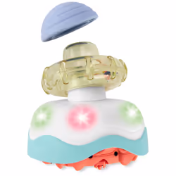 Skip Hop Baby Crab Crawl Toy Stack & Crawl 4-in-1 Sensory Development Infant Tummy Time Toy with Lights Sounds and Music Age 5m+