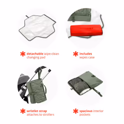Skip Hop Portable Baby Changing Pad  Pronto  Sage