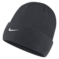 Nike Adult Unisex Stock Cuffed Knit Beanie Anthracite/White