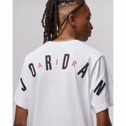 Men's Nike Air Jordan Stretch T-Shirt Crew Neck - 2XL, White