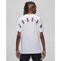 Men's Nike Air Jordan Stretch T-Shirt Crew Neck - 2XL, White