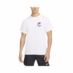 NIKE DM6428 Mens Short Sleeve T Shirts Quick Dry - White, XL