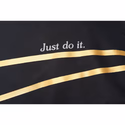 Nike Large Logo T-Shirt Men's Black/Gold Top - S