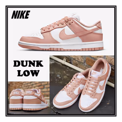 Nike Dunk Low Rose Whisper DD1503-118 Women's Shoes - UK3.5/EUR36.5/23CM