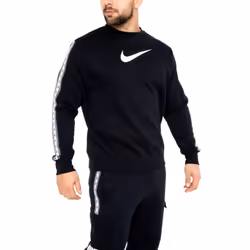 Nike Repeat Sweatshirt Black - UK M