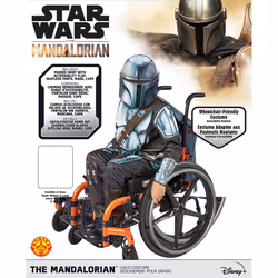 Rubies Official Star Wars The Mandalorian Adaptive Child Costume, Kids Fancy Dress