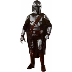 Rubies Mandalorian Star Wars Youth Costume Kids Dress Up Cosplay Halloween (Deluxe Mandalorian  Small)