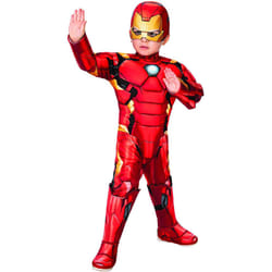 Rubie's Official Marvel Avengers Iron Man Deluxe Toddler Costume, Kids Fancy Dress, Age 2-3 years, (702035)
