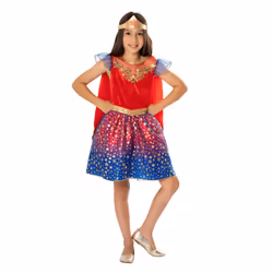 ) Deluxe Wonder Woman child costume - 5 to 6 years (110-116 cm