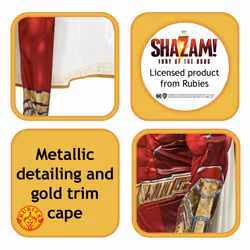 Rubie's Child's DC: Shazam! Fury of the Gods Padded Costume Jumpsuit a