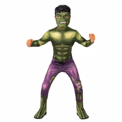 301731S Hulk Child's Costume Kids Fancy Dress, Boys, Multi, 7-8 Years