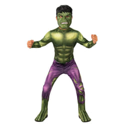301731S Hulk Child's Costume Kids Fancy Dress, Boys, Multi, 7-8 Years