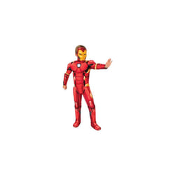 301737XXS Iron Man Deluxe Kids Fancy Dress, Boys, Multicolour, 3-4 Years