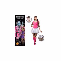 1000671XS000 Draculaura Adult Costume Monster High Fancy Dress, Women, Multicoloured, UK 6-8
