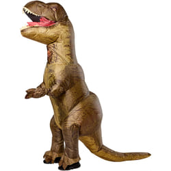 Rubies Fun Inflatable Jurassic World T-Rex Dinosaur Costume for Kids for Themed Parties and Halloween  Standard Size