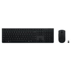 Lenovo 4X31K03962 keyboard Mouse included RF Wireless + Bluetooth Finnish, Swedish Black