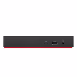 Lenovo 40B50090UK, Wired, USB 3.2 Gen 1 (3.1 Gen 1) Type-C, 3.5 mm, 100,1000 Mbit/s, Black, 4K Ultra HD