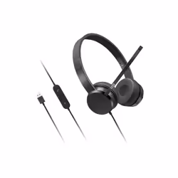 Lenovo 4XD1K18260 headphones/headset Wired Head-band Music/Everyday USB Type-A Black