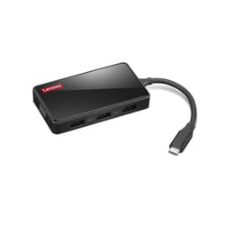 Lenovo GX91M73945 laptop dock/port replicator Wired USB 3.2 Gen 1 (3.1 Gen 1) Type-C Black