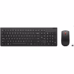 Lenovo 4X31N50722, Full-size (100%), Wireless, RF Wireless, Black, Mouse included